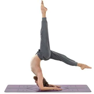 Liforme Yoga Mat & Travel Bundle - Eco-Friendly, Non-Slip, Thick Comfort