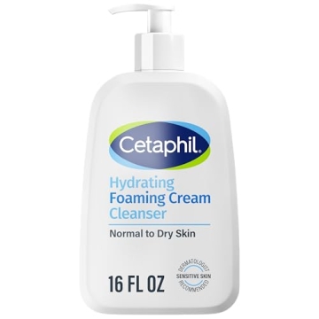 Cetaphil Cream to Foam Face Wash, Hydrating Foaming Cream Cleanser, 16 oz, For Normal to Dry, Sensit...
