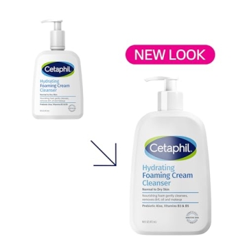Cetaphil Hydrating Foaming Cream Cleanser for Sensitive Skin