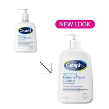 Cetaphil Hydrating Foaming Cream Cleanser for Sensitive Skin