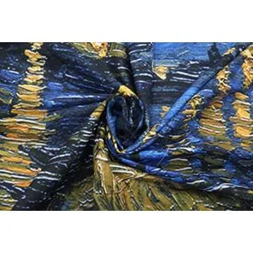 Starry Night Blacklight Tapestry for Home Decor 59x51