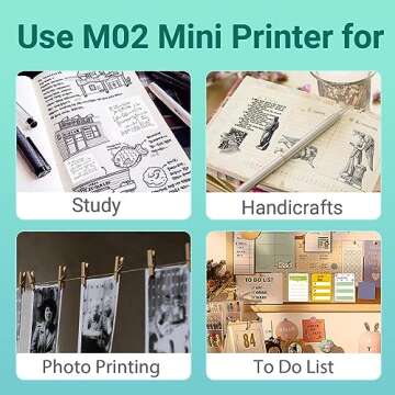 Phomemo M02 Pocket Printer - Mini Bluetooth Mobile Thermal Printer