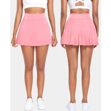 Pleated Tennis Skirts for Women High Waisted Athletic Golf Skorts with Pockets Shorts Running Workou...