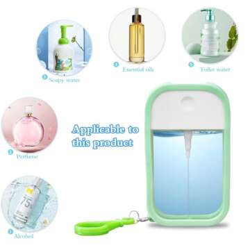 4 PCS Portable Card Spray Bottle Set for Travel Use