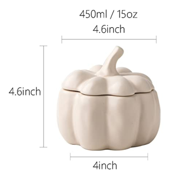 Stylish 123Arts Pumpkin Sugar Bowl for Every Kitchen