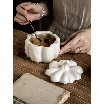 Stylish 123Arts Pumpkin Sugar Bowl for Every Kitchen