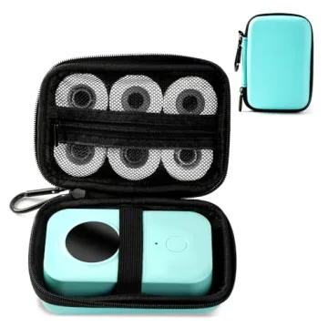 Phomemo D30 Label Maker Machine with case and 1 roll Label Tape, Portable Bluetooth Label Printer, S...