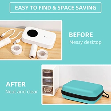 Compact Phomemo D30 Bluetooth Label Maker for Easy Labeling