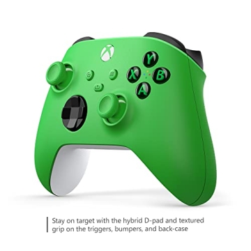 Xbox Wireless Controller Velocity Green - Bluetooth & Hybrid D-Pad