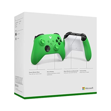 Xbox Wireless Controller Velocity Green - Bluetooth & Hybrid D-Pad