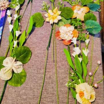 Jgalnim 300 PCS 22 Gauge Floral Flower Stem Wire,16 Inches Floral Stem Wire Flower Arrangements,Floral Wire for Florist Flower Arrangement Bouquent Stem Wrapping and DIY,Dark Green