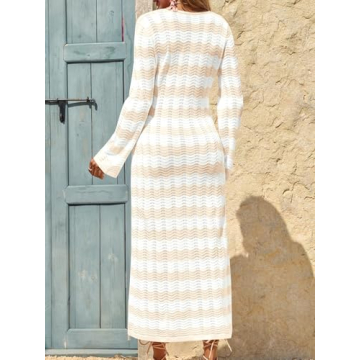Saodimallsu Crochet Summer Maxi Dress - Stylish Beach Cover Up