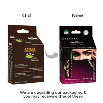 MinaiBrow Dark Brown Tint Kit | Natural Spot Coloring Brow Powder, Water & Smudge Proof Instant Brow...