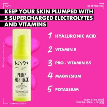 NYX Plump Right Back Serum & Primer with Hyaluronic Acid