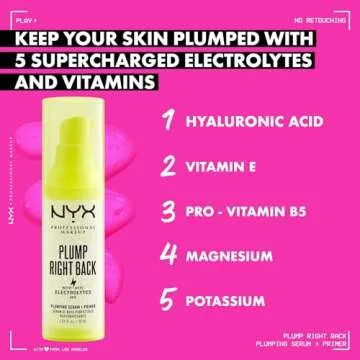 NYX Plump Right Back Serum & Primer with Hyaluronic Acid