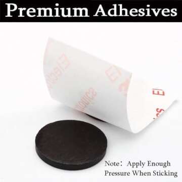 HOUSE AGAIN Round Magnets with Adhesive Backing, Adhesive Magnets for Crafts, Small Sticky Magnetic Dots for DIY Projects, Hanging & Organizing Light Objects, 70 Pcs 20x2mm