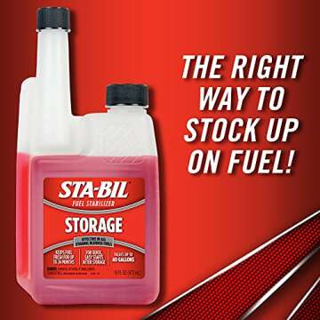 STA-BIL Fuel Stabilizer - Keep Fuel Fresh 24 Months