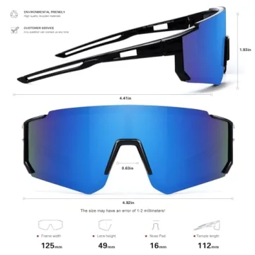 SEKKAF Youth Baseball Sunglasses - Trendy and Functional for Kids