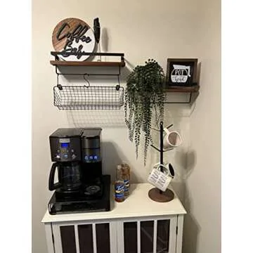 Lavender Inspired Coffee Bar Sign for Modern Decor