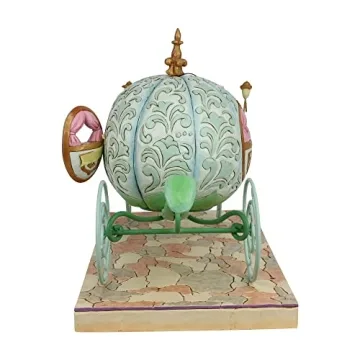 Enchanting Jim Shore Cinderella Pumpkin Coach Figurine