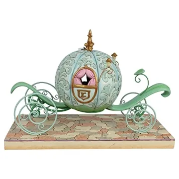 Enchanting Jim Shore Cinderella Pumpkin Coach Figurine