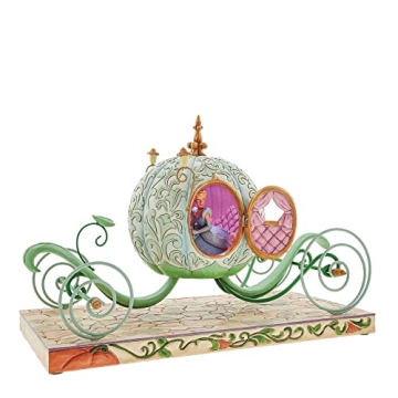 Enchanting Jim Shore Cinderella Pumpkin Coach Figurine
