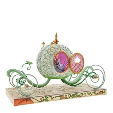Enchanting Jim Shore Cinderella Pumpkin Coach Figurine