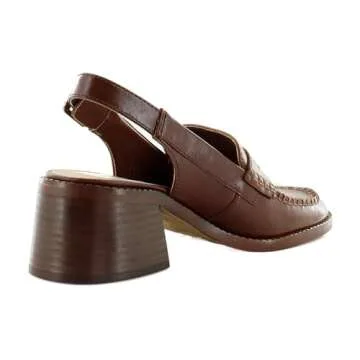 Dolce Vita Women's Hardi HIGH Loafer, Brown, 6.5