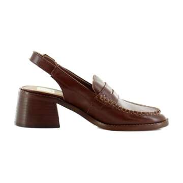 Dolce Vita Women's Hardi HIGH Loafer, Brown, 6.5