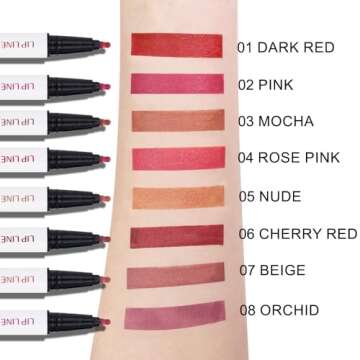 Kaely Orchid Matte Lip Tint 2-in-1 Liquid Lipstick & Liner