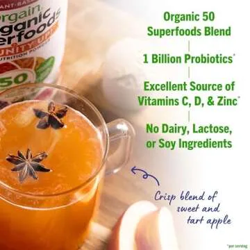 Orgain Organic Superfoods Powder - Immune Support & Nutrition