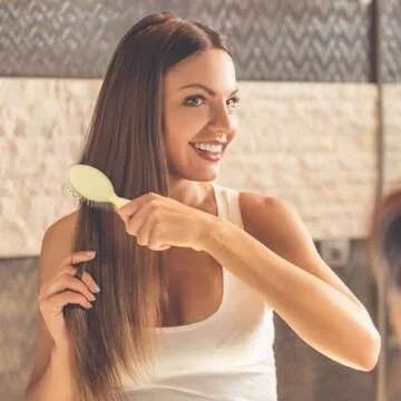 Mini Soft Bristle Detangler Hair Brushes - 8 Pack Travel Set