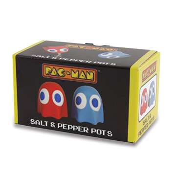 Pacman Ghost Salt and Pepper Pots for Nostalgic Dining
