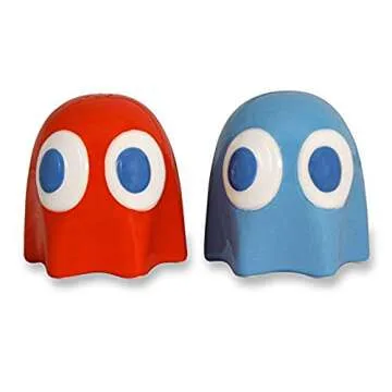 Pacman Ghost Salt and Pepper Pots for Nostalgic Dining