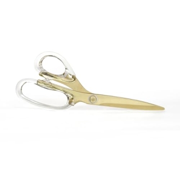 Chic Acrylic Scissors for Stylish Workspaces