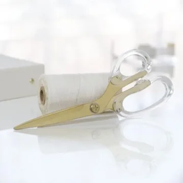 Chic Acrylic Scissors for Stylish Workspaces