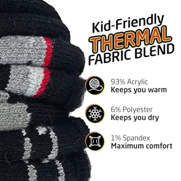 HOT FEET Kids Thermal Socks - Cozy Winter Essentials for Kids