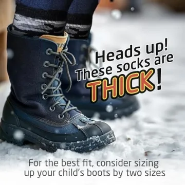 HOT FEET Kids Thermal Socks - Cozy Winter Essentials for Kids
