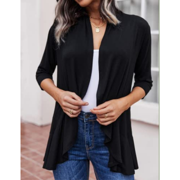 Zeagoo Women's Lightweight Draped Cardigan for Every Occasion