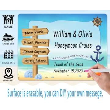 Magnetic Decorations for Cruise Door , 7 pcs Fun Nautical Themed Decorative Magnets for Cruise Cabin Doors, Car, Fridge and Metal Surfaces(Nautical Style)