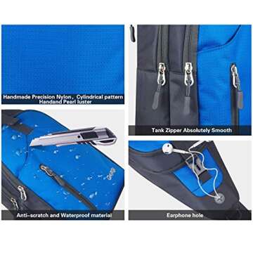 CARQI Sling Bag Shoulder Backpack Crossbody Purse for Hiking Camping