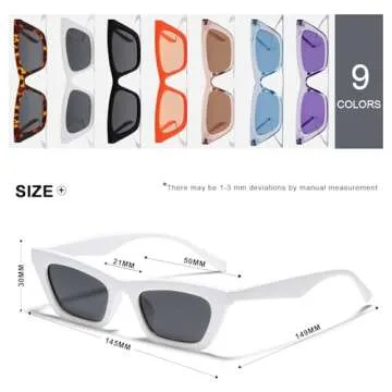 Stylish VANLINKER Polarized Cat Eye Sunglasses for Women