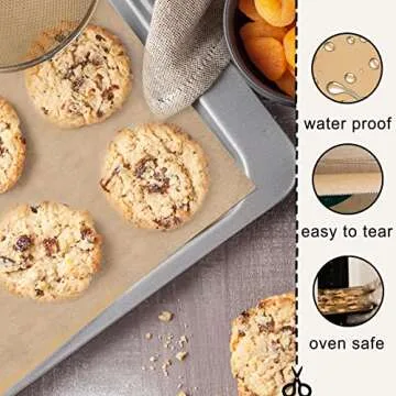 Non-Stick Parchment Paper Roll - 15x200 ft for Baking