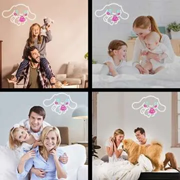 Cinnamoroll neon sign wall art LED neon bedroom game room decoration Japanese cartoon character dog image cute home decor night light brings a personalized gift for children