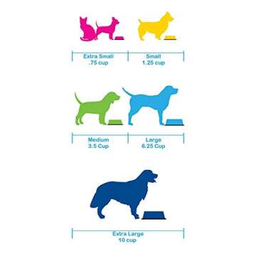 Platinum Pets 6.25 Cup Embossed Non-Tip Stainless Steel Dog Bowl, Pearl White