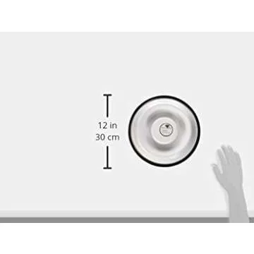 Platinum Pets 6.25 Cup Embossed Non-Tip Stainless Steel Dog Bowl, Pearl White