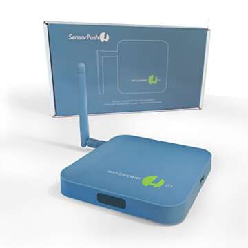 SensorPush G1 WiFi/Ethernet Gateway. Receive Data/Alerts from Anywhere via Internet. No Monthly Fee. Unlimited History. Developed/Supported/Hosted in USA. iPhone/Android App/Web Dashboard/Alexa