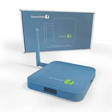 SensorPush G1 WiFi/Ethernet Gateway. Receive Data/Alerts from Anywhere via Internet. No Monthly Fee. Unlimited History. Developed/Supported/Hosted in USA. iPhone/Android App/Web Dashboard/Alexa