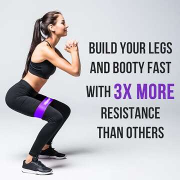 THE X BANDS Booty Bands Resistance Bands - Thick Resistance Bands - Booty Resistance Bands - Booty Band - Resistance Bands Beach Body - Booty Bands Thick - Pink Resistance Loop Exercise Bands Set Of 5