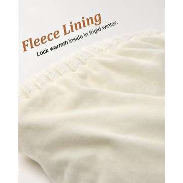 FURTALK Fleece Lined Cute Winter Beanie Hats for Women Girls Warm Knit Hats with Double Faux Fur Pom Poms